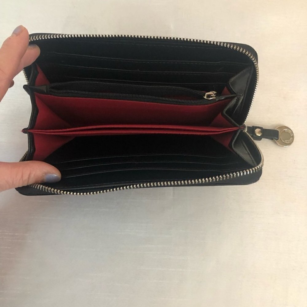 NWOT Simon Chang Black Wallet - Picture 4 of 10